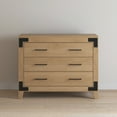 thumbnail image 5 of Child Craft Lucas 42" Interlocking 3-Drawer Dresser for Nursery or Bedroom, Anti-Tip Kit, Modern Farmhouse, Nutmeg, 5 of 6