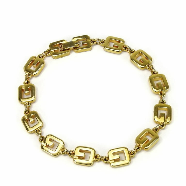 Pre-Owned Givenchy bracelet metal gold plated women's (Good