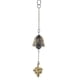thumbnail image 1 of Carillón de viento japonés retro de hierro | Decoración colgante de metal para jardín y patio | Uso en interiores y exteriores, 1 of 1