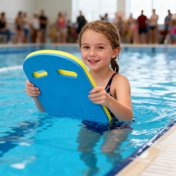 3 Pcs Swimming Kickboard, EVA Foam U-Shaped Kickboard Adult Swim Training Aid, Youngsters Swimming Kickboard for Swim Posture Improvement, Leg Exercise, Blue