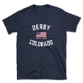 thumbnail image 1 of Derby Colorado Patriot Men's Cotton T-Shirt, 1 of 1