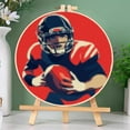 thumbnail image 3 of DIY Stamped Cross Stitch Kits American Football Easy for Beginners with Hoop 11CT Counted Embroidery Needlepoint Crafts Arts for Handmade Enthusiasts and Home Decor 30x30cm(1), 3 of 8