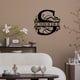 thumbnail image 1 of Decoración para el hogar, decoración de habitaciones, decoración de paredes: 21 letras decorativas hechas de metal y hierro. Arte en hierro para la pared., 1 of 6