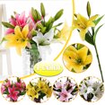 thumbnail image 3 of Teissuly Artificial Flowers Outdoor Artificial Plant Decor UV Resistant Fake Plastic Flowers Faux Shrubs for Home Garden Porch Hanging Planters Outdoor Spring Summer Decoration Teissuly WER202310161723, 3 of 9