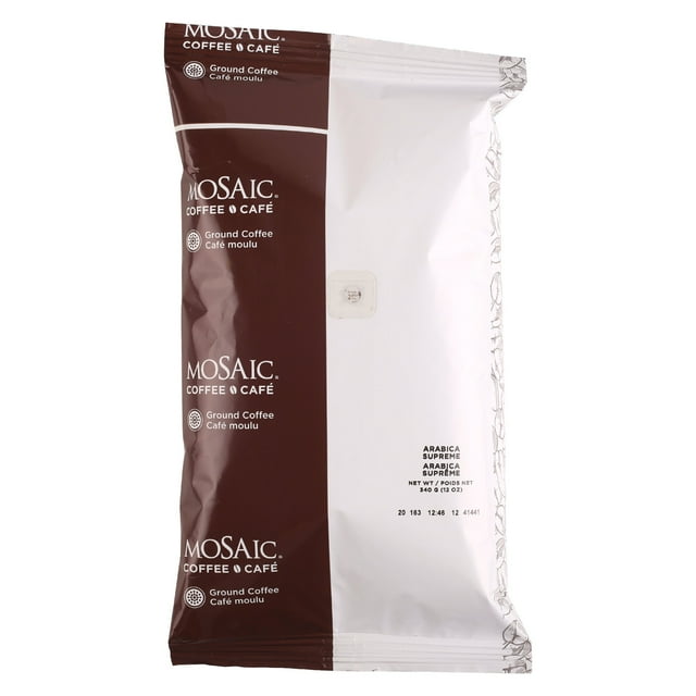 Mosaic Café Arabica Supreme Moyen 12 Oz / 12 Oz/unité, 24 Unités/caisse