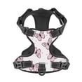 thumbnail image 4 of Lsque Pink Butterflies (2) Dog Harness, No-Pull Pet Harness with 2 Leash Clips, Adjustable Soft Padded Dog Vest with Easy Control Handle for Large Dogs-Medium, 4 of 9