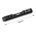 thumbnail image 5 of Wweixi RCGOFOLLOW Aluminum Alloy Durable Rear Bumper Wear-resistant Rc Rear Bumper For 1/10 Rc Rear Bumper Gen7 Black, 5 of 5