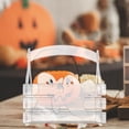 thumbnail image 3 of Cesta de regalo de Halloween, cesta portátil, sencilla, reutilizable, de acrílico, novedosa. Completamente transparente, 3 of 9