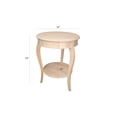 thumbnail image 2 of BingLTD - Duncan 18" End Table - Unfinished (TE1801-RW-UNF), 2 of 2
