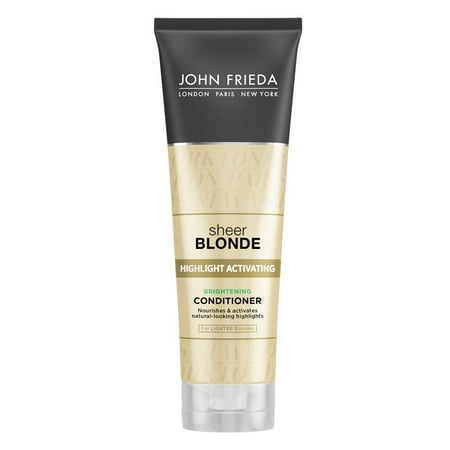 John Frieda Sheer Blonde Highlight Activating Brightening Conditioner, Lighter Blondes, 8.45