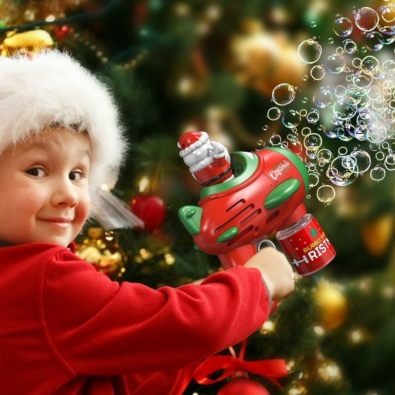 Santa bubble gun outlet