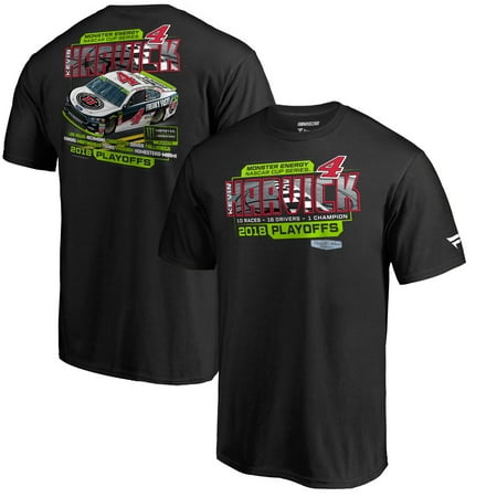 Kevin Harvick Fanatics Branded 2018 Monster Energy NASCAR Cup Series Playoffs T-Shirt - Black