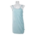 thumbnail image 2 of Toalla de baño Unique Bargains para mujer albornoz correa ajustable envoltura de ducha azul, 2 of 7