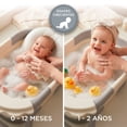 thumbnail image 3 of BEBBLY Bañera Plegable para Bebé, Moderna Tina de Baño con Cojín Antideslizante y Red de Soporte, Segura para Bebé Recién Nacido hasta los 2 años, Portatil y Compacta Para Guardar, 3 of 8
