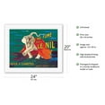 thumbnail image 2 of I Smoke Only Le Nil (Je Ne Fume Que Le Nil) - Cigarette Rolling Paper - Vintage France Advertising Poster by Leonetto Cappiello c.1912 - Fine Art Rolled Canvas Print 16in x 20in, 2 of 4