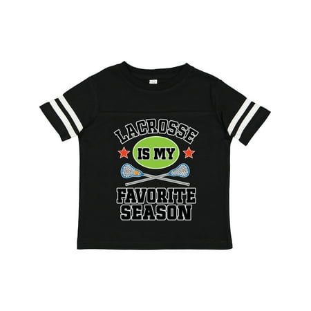 

Inktastic Lacrosse is My Favorite Season Gift Toddler Boy or Toddler Girl T-Shirt