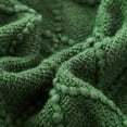 thumbnail image 6 of Bourina Knitted Green Cozy Throw Blanket, Soft and Lightweight, 50" x 60" For Adults, 6 of 7