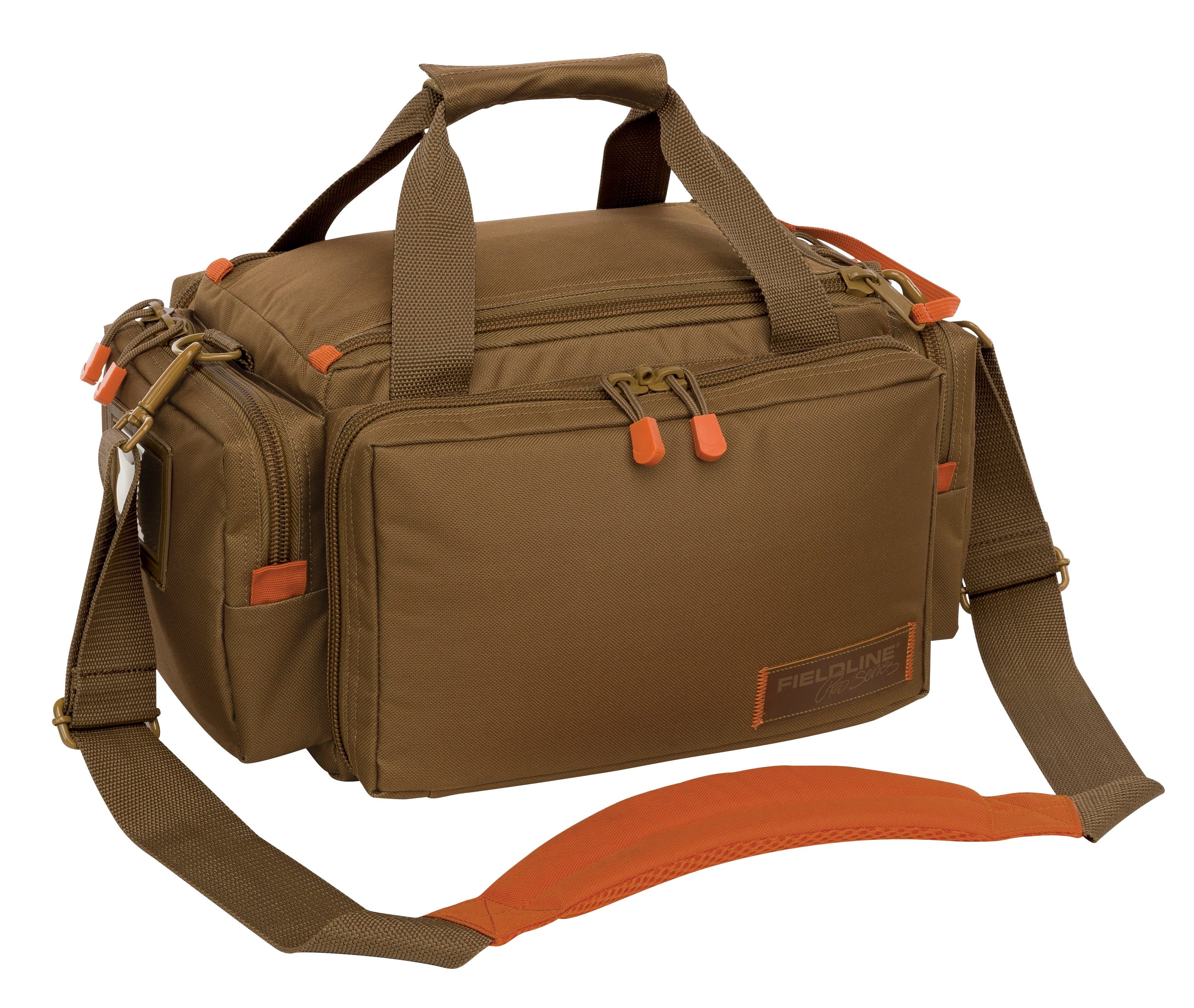 Fieldline Pro Series Deluxe Range Bag, Desert Clay Large, Brown, Ammo Gun Case, 4 Piece