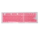 thumbnail image 2 of Teclas retroiluminadas, teclas de teclado, 114 teclas, teclas de colores, rendimiento sólido, 2 of 9