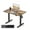 Rustic Brown, variant on DESINO 63x28 inch Electric Standing Desk, Height Adjustable Sit Stand Desk with Memory Presets, Ergonomic Home Office Computer Desk with Anti-Collision, White