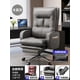thumbnail image 1 of Swivel Genuine Leather Office Chairs Lunch Breaks High End Swivel Chairs Business Office Cowhide 컴퓨터의자 Furniture Room Office My Lux Decor Round, 1 of 30