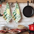 thumbnail image 6 of St. Patrick's Day Kitchen Towels Set of 1, Green Leaf Gnomes Shamrock Clovers Absorbent Dish Towels for Kitchen, Microfiber Hand Towel, Quick Drying Tea Towel for Cleaning Decorative Dishcloths, 6 of 7