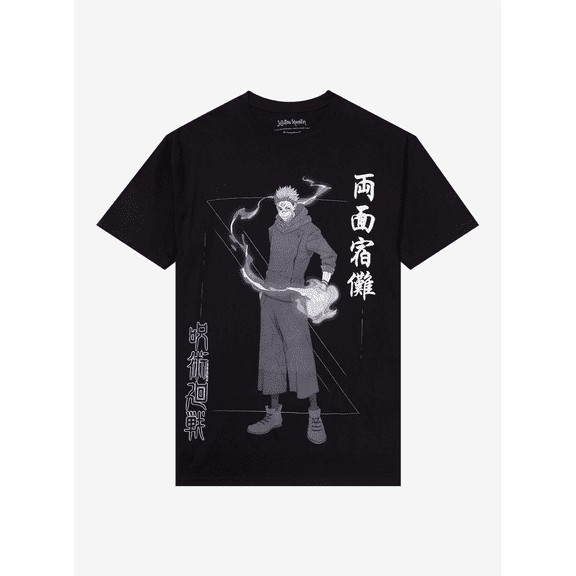 Jujutsu Kaisen Sukuna Name Puff Print T-Shirt