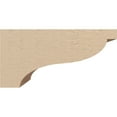 thumbnail image 3 of 5"W x 10"D x 5"H Wide Garner Rough Cedar Woodgrain TimberThane Corbel, Primed Tan, 3 of 6