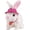 White, variant on Easy to Use Walking Talking Electric Plush Rabbits for Toddler Portable Plaything Travel Ready Safe Plush