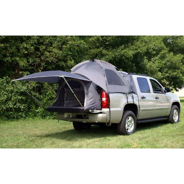 Napier Sportz Avalanche Pickup Truck Bed 2 Person Camping Tent with Awning Gray Fits select 2002 2013 CHEVROLET AVALANCHE 2002 2013 CADILLAC