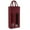 Red, variant on Double Wine Carrier Bag with Portable Handle Shockproof Heavy Duty Felt Reusable Wine Champagne Beer Bottle Tote Handbag Gift Bag