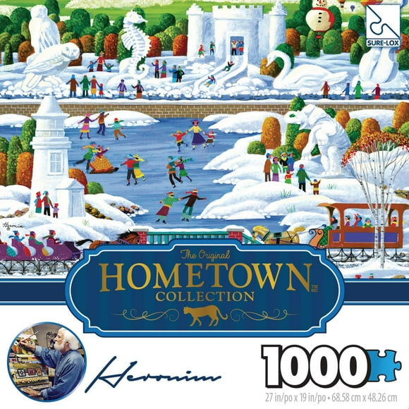 Sure-Lox Wisconsin Snow Sculpture 1000 Piece Puzzle
