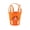 Orange, variant on Non-Woven Easter Bunny Candy Bucket, Tote Storage Basket for Egg Hunts, Party Favors & Home Decor