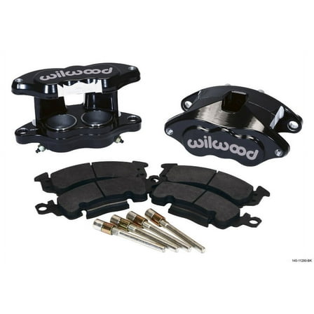 Wilwood D52 Front Caliper Kit - Black Pwdr 2.00 / 2.00in Piston 1.28in Rotor