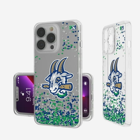 Keyscaper Hartford Yard Goats iPhone Clear Case with Confetti Design
