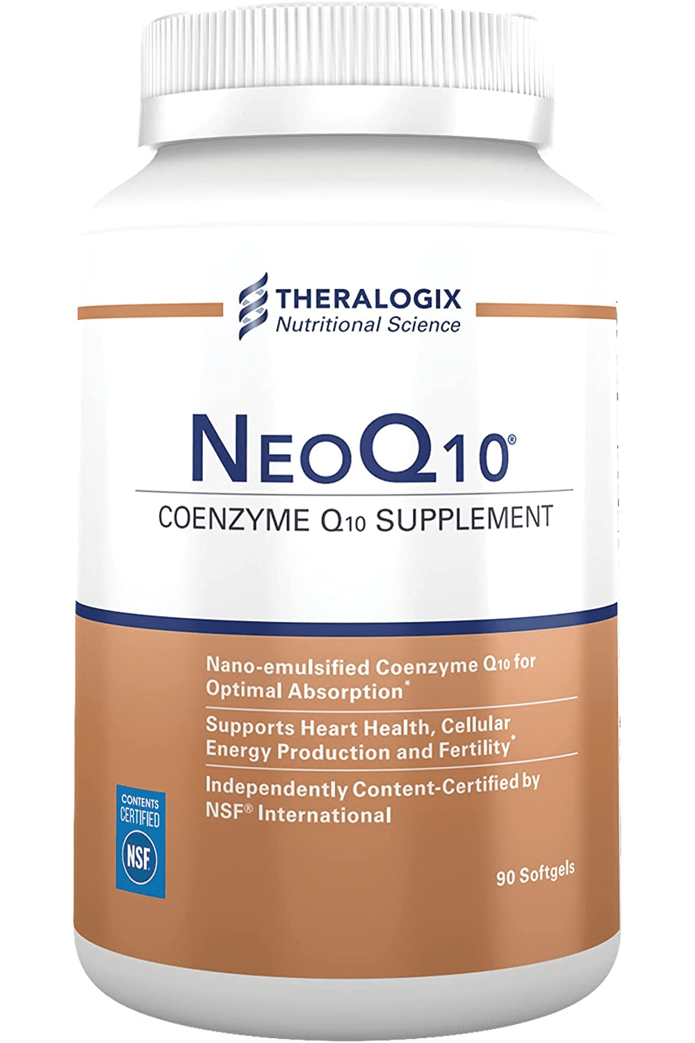 Theralogix NeoQ10 High Absorption CoQ10 Supplement, 125mg Day Supply - Walmart.com
