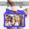 thumbnail image 6 of for Motorola Moto Tab G70 11.0 inch 2022 Tablet Case for Kids - Durable Lightweight EVA Shockproof Protective Handle Stand Cover for Motorola Moto Tab G70 11.0 inch 2022, Purple, 6 of 7