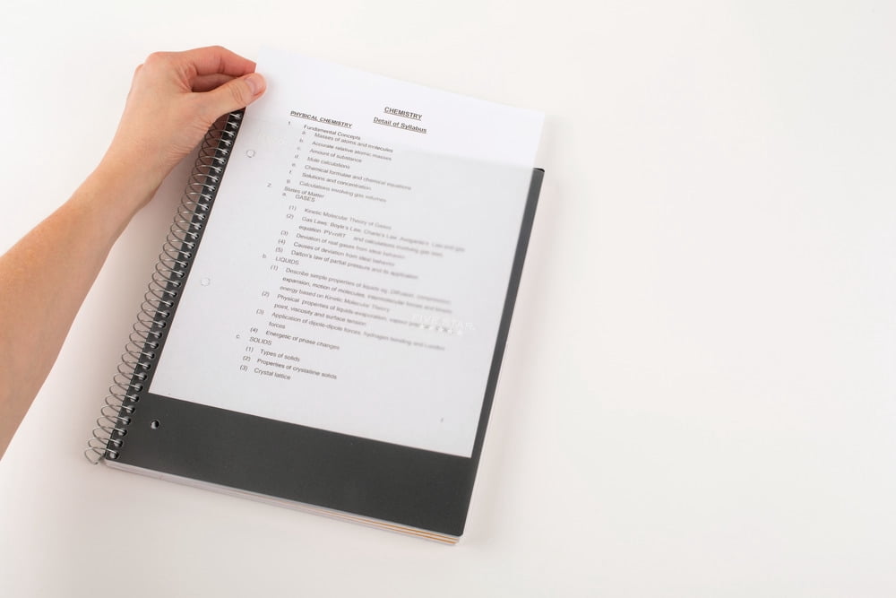 Five Star® 1 Subject 200pg Customizable Notebook Black