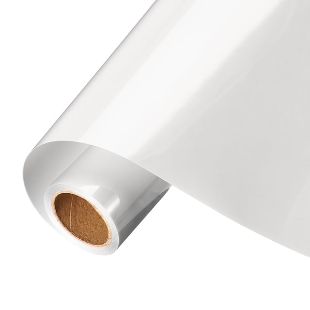 Vinilo de Transferencia Térmica Blanco Mate Uxcell, Rollo de Vinilo de 10 Pulgadas x 9.8 pies