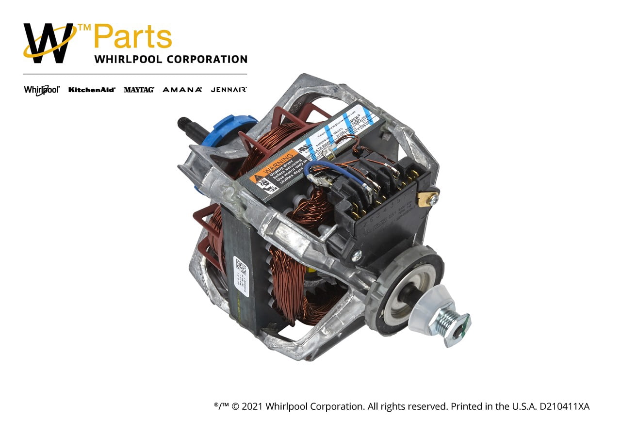 Whirlpool 279827 Dryer Drive Motor, White