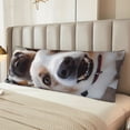 thumbnail image 2 of Rateoe Long Body Pillow Cover, 20x54 Inches Body Pillow Cases, Soft Brushed Microfiber Zipper Design, Realistic Cute Puppy -Pillows Not Included, 2 of 7