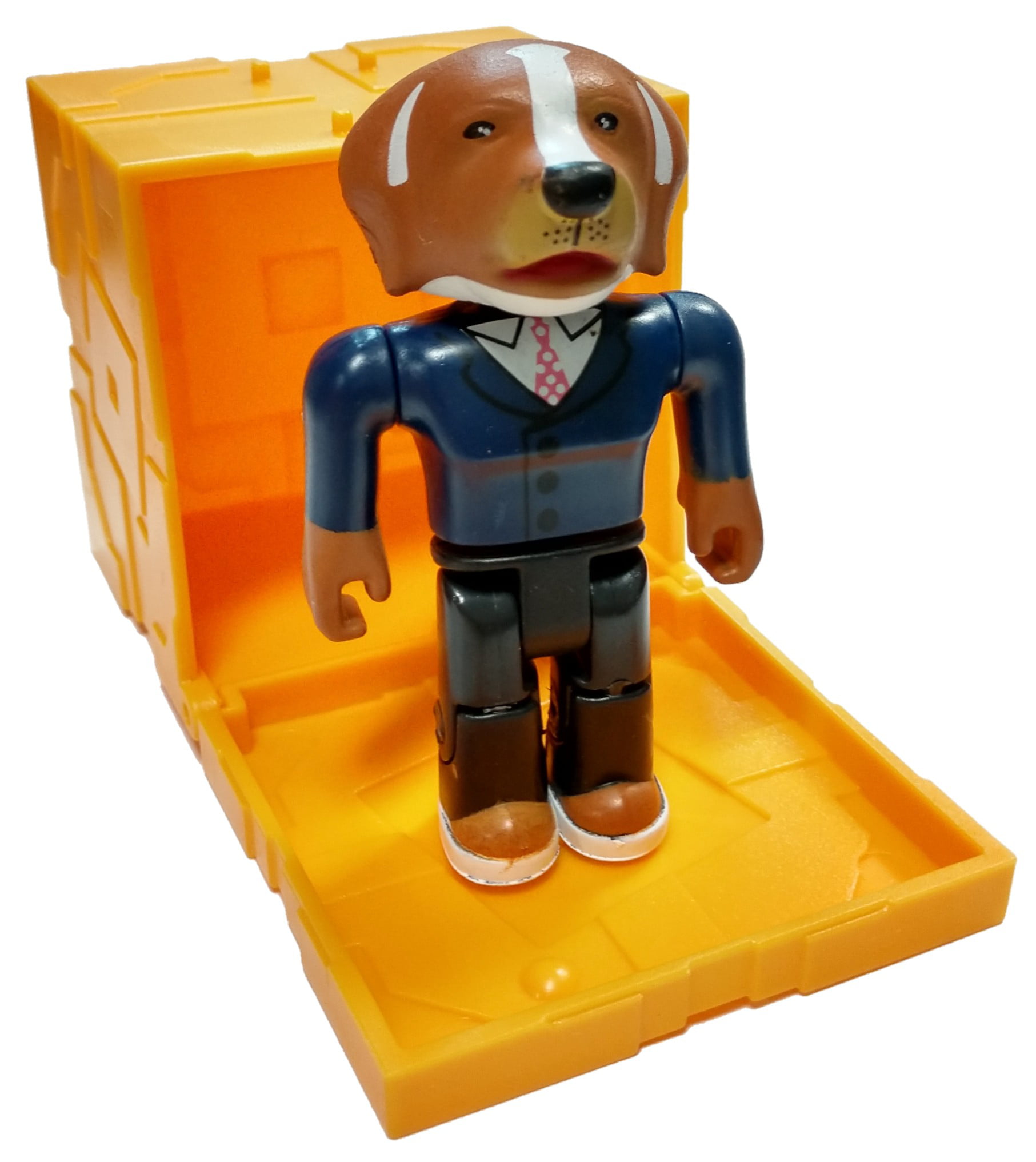 Roblox Series 5 White Collar Dog Mini Figure With Gold Cube And Online Code No Packaging Walmart Com Walmart Com - roblox toy codes online