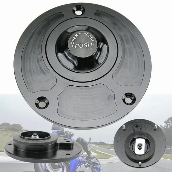 OUMURS Keyless Motorcycle Fuel Gas Tank Cap Cover For Yamaha YZF R1 R6 FZ6R Sport Bikes