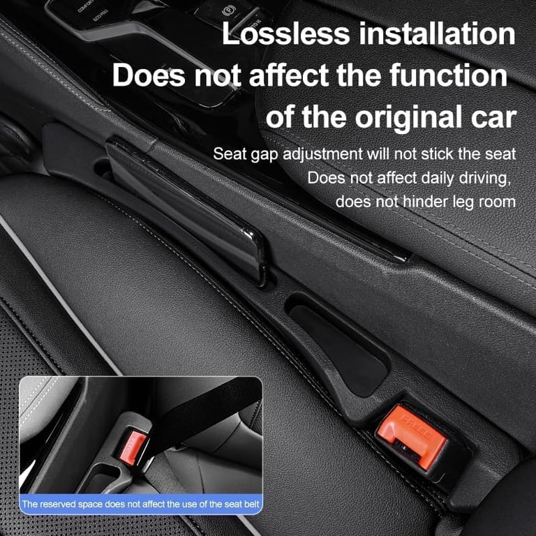 2PCS Car Seat Gap Filler with Phone Holder – Waterproof 2PCS Car Seat Gap Filler with Phone Holder – Waterproof