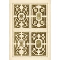 thumbnail image 2 of Blondel 11x14 White Modern Wood Framed Museum Art Print Titled - Garden Maze II, 2 of 4