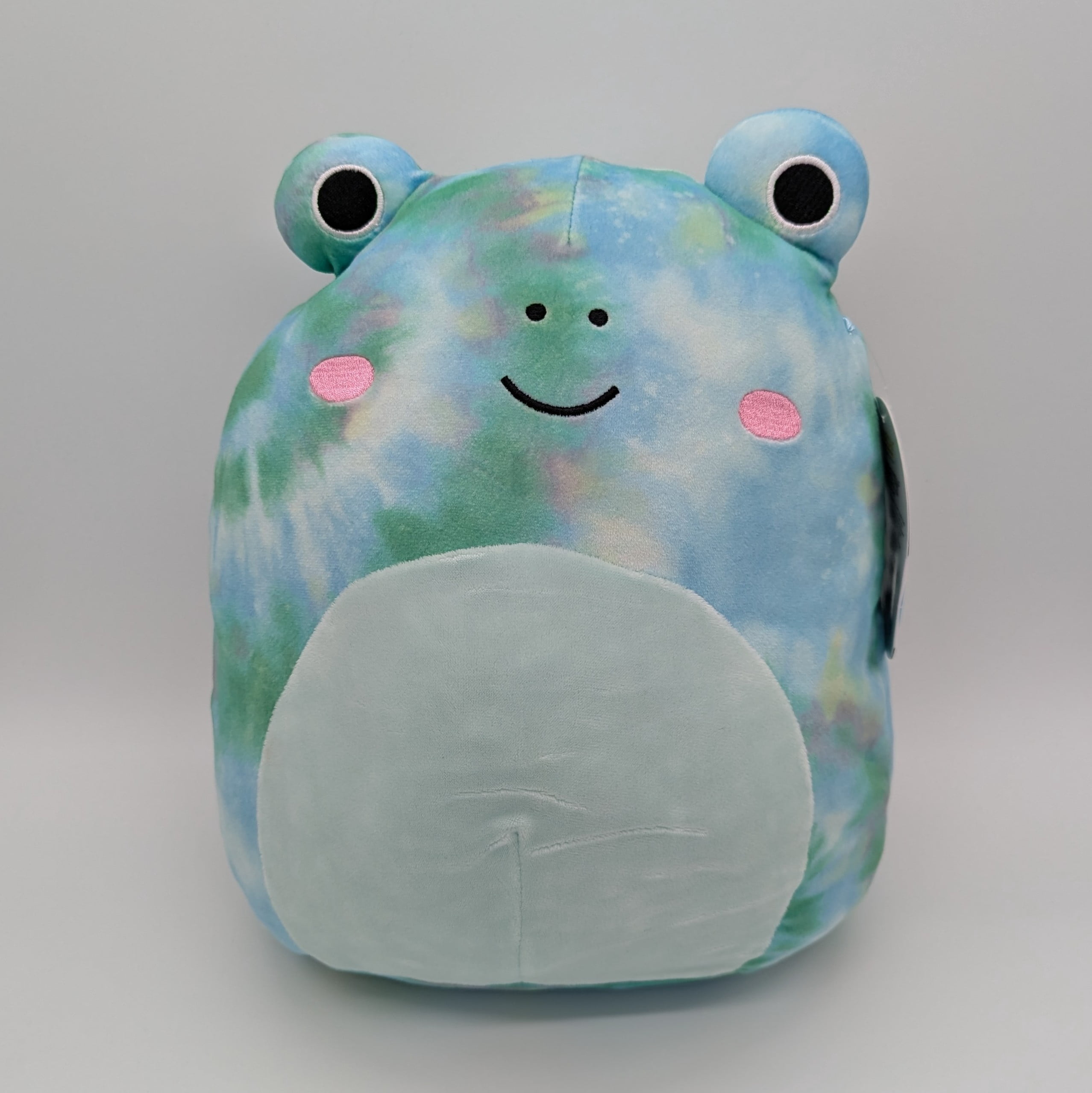 Squishmallows Official Kellytoy 11 Inch Soft Plush Squishy Toy Animals (Ferdie Tie Dye Frog)