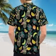 thumbnail image 6 of High Quality Hawaiian Shirts for Men Short Sleeve Aloha Beach Shirt Floral Summer Casual Button Down Shirts Blouses JR3UAY, 6 of 7