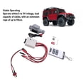 thumbnail image 4 of Treuil de Voiture RC 1/10, Performance Stable Treuil en Métal avec Télécommande pour Voiture RC 4 D90 D110 Noir, Rouge, Ti, 4 of 7