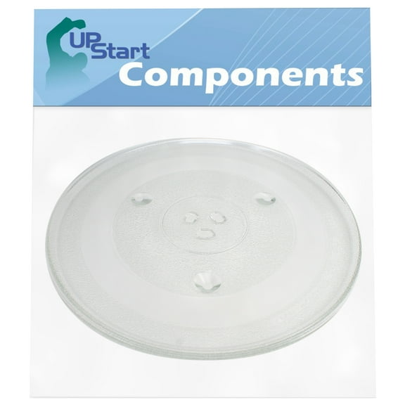 P34 Microwave Glass Turntable Plate Replacement for Emerson MWG9115S - Compatible with P34 12 3/8 Inch Glass Tray