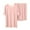 Pink, variant on Women's Casual Solid Color Pajama Set - Short Sleeve Top & Elastic Shorts 2-Piece Sleepwear, Soft Lounge Outfit for Home, Summer Comfort for Women,Blue L